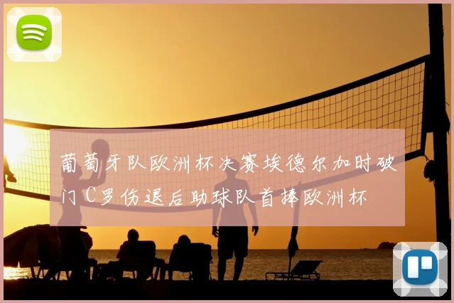 葡萄牙队欧洲杯决赛埃德尔加时破门 C罗伤退后助球队首捧欧洲杯